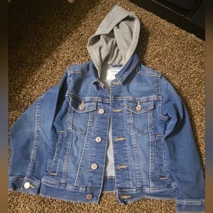 Old Navy Kids Jean Jacket with hood